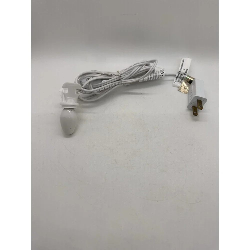 Christmas Village Light Cord Replacement Dept 56 Style Bulb Clip‎ On